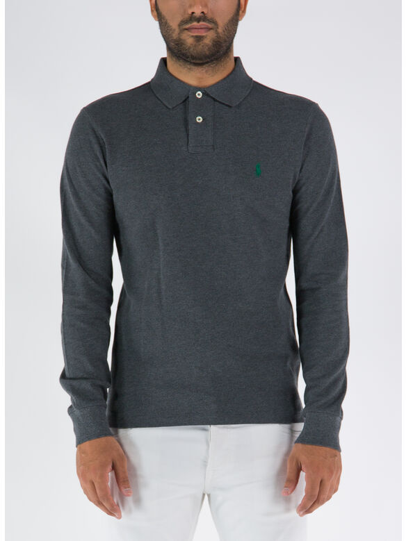 POLO MANICHE LUNGHE, BARCLAYHEATHER/C6128, medium