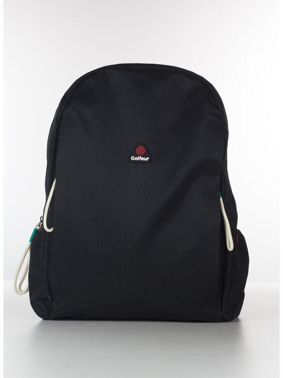 ZAINO CON PATCH LOGO UNISEX, 110 NERO/BLACK, medium