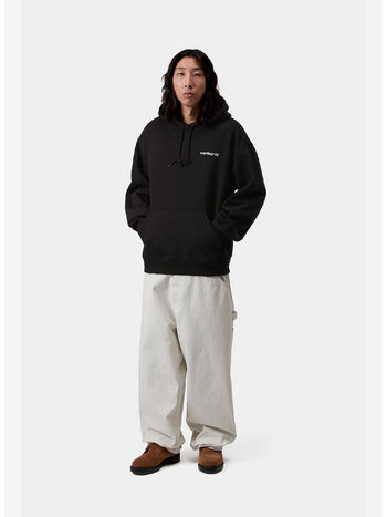 FELPA HOODIE, 89XX BLACK, small