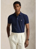 POLO IN PIQU&Eacute; STRETCH CUSTOM, REFINED NAVY/C1730 SMOKE, thumb