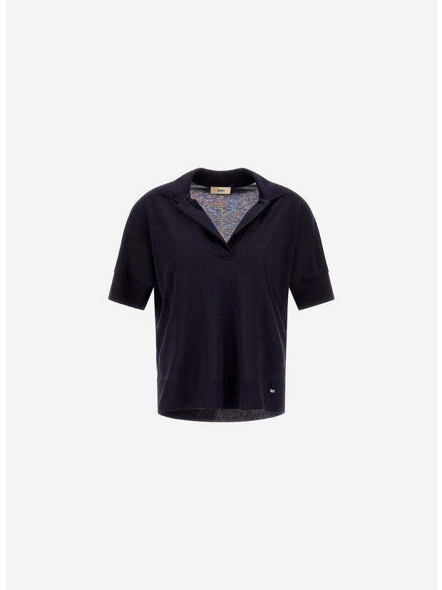 POLO IN JERSEY, 9200 BLU NAVY, large