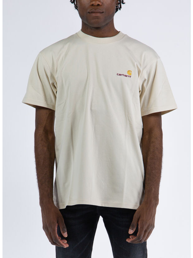 T-SHIRT S/S AMERICAN SCRIPT, 05XX NATURAL, large