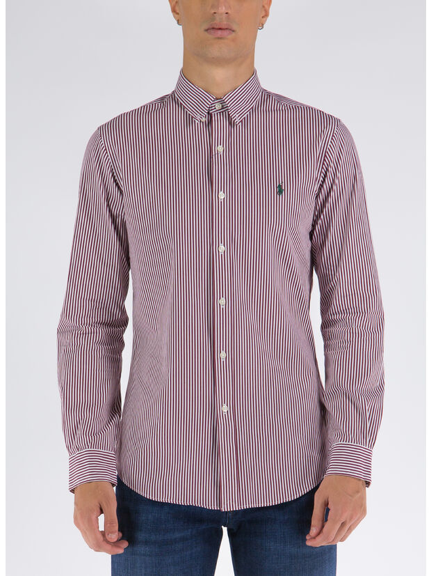 CAMICIA A RIGHE, 4655B WINE/WHITE, large