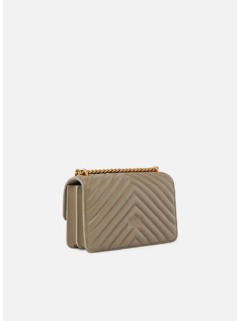 BORSA LOVE ONE MINI, I68Q NOCE/ANTIQUEGOLD, small