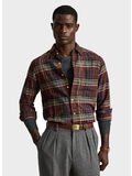 CAMICIA CHECK, 6890C BROWN GREEN MULTI, thumb