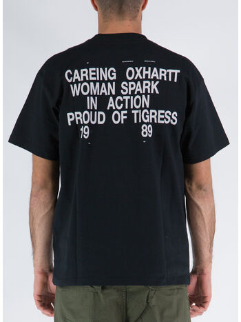 T-SHIRT S/S FOLD IN, 89XX BLACK, small
