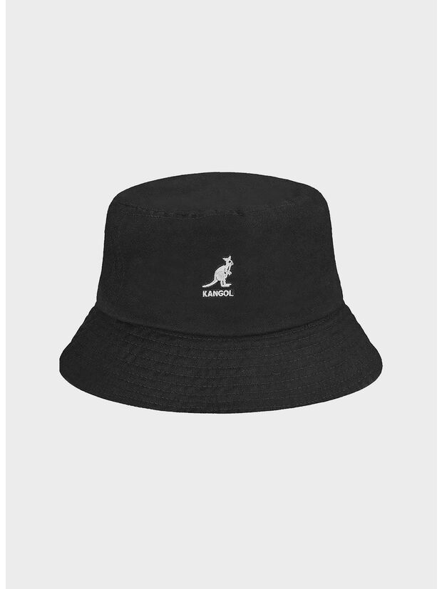 CAPPELLO WASHED BUCKET UNISEX, BK001 BLACK, large