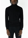 MAGLIONE DOLCEVITA A COLLO ALTO, W6K7.00013 NERO, thumb