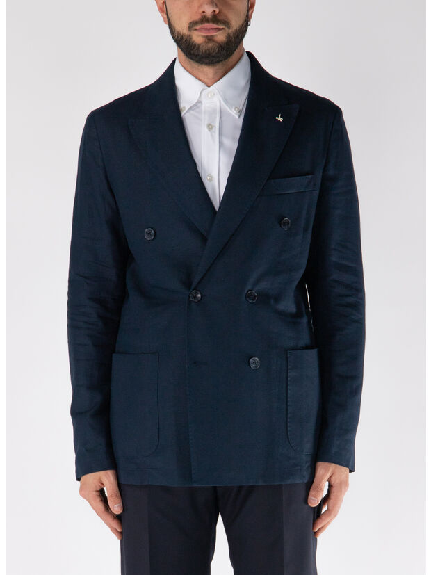 GIACCA DOPPIOPETTO, 799 BLU NAVY, large