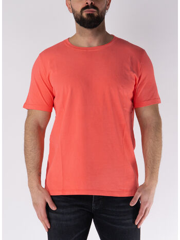 T-SHIRT GIROCOLLO A MANICHE CORTE, ROSSO, small