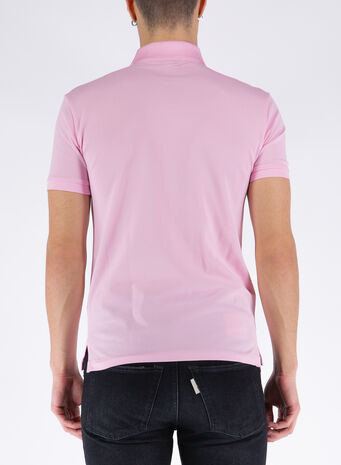 POLO A MANICHE CORTE, 202CARMELPINK, small