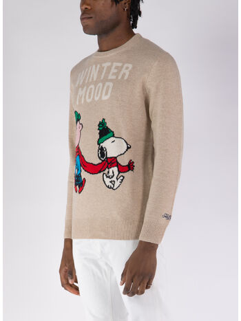 MAGLIONE HERON CHARLIE SNOOPY MOOD, 09770E BEIGE, small