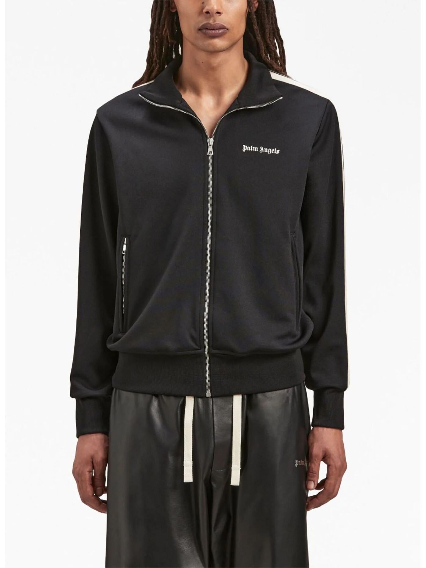 【関税&送料込】Palm Angels Felpa Sportiva Con Logo FELPA SPORTIVA CON LOGO Palm Angels(パームエンジェルス