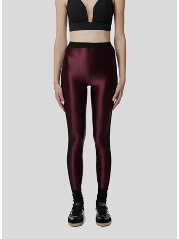 LEGGINGS CON ELASTICO LOGATO, CG3 ROUGE NOIR, small