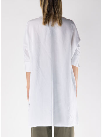 CAMICIA LUNGA, BIANCO SETA, small