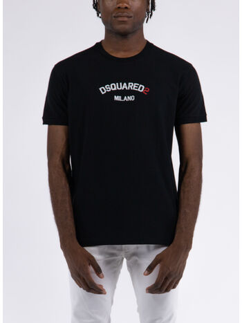 T-SHIRT DSQUARED2 MILANO, 900 BLACK, small