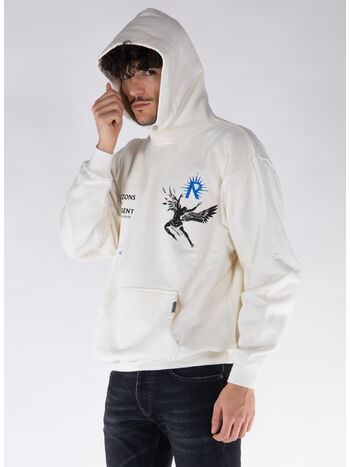 FELPA HOODIE ICARUS, 72 FLAT WHITE, small
