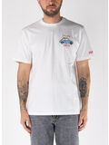 T-SHIRT IN COTONE CON STAMPA PIAZZATA E RICAMO FIAT 500 SPECIAL EDITION, 02498H 01N EMB, thumb