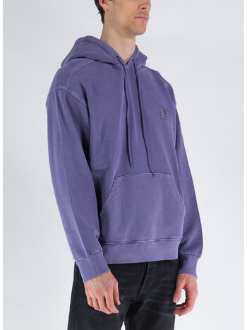 FELPA NELSON CON CAPPUCCIO, 1D3GD ARRENGA GARMENT DYED, small