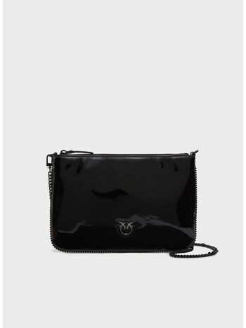 POCHETTE FLAT CON STRASS, Z99B NERO, small