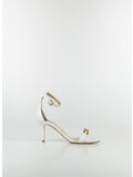 SCARPA SANDALO TACCO SOTTILE, 360 AVORIO, thumb