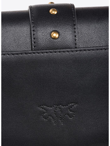 BORSA LOVE ONE POCKET, Z99Q NERO ORO, small
