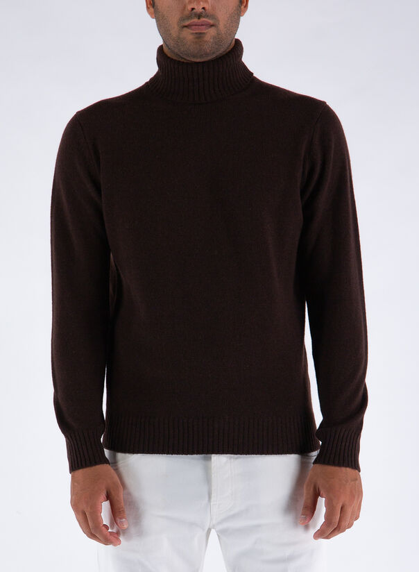 Dolcevita marrone uomo sale