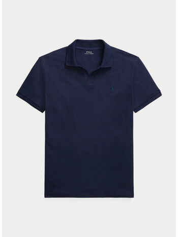 POLO IN PIQU&Eacute; STRETCH CUSTOM, REFINED NAVY/C7587, small