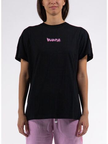 T-SHIRT GRAFFITI, NERO-ST.ROSA, small
