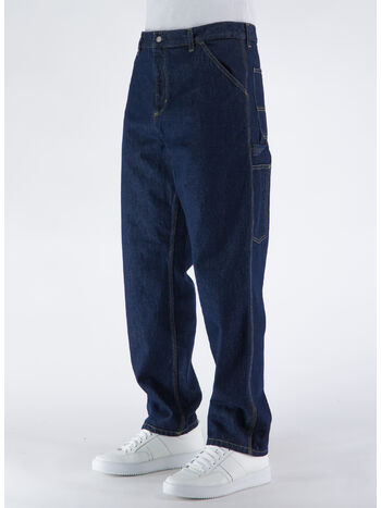 PANTALONE SINGLE KNEE, 0102 BLUE RINSED, small
