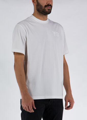 T-SHIRT FRONT LOGO SS TEE, CWHITE, small