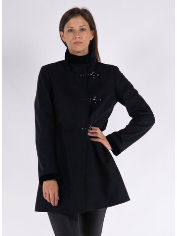 CAPPOTTO VIRGINIA 3 GANCI, B999 NERO, small