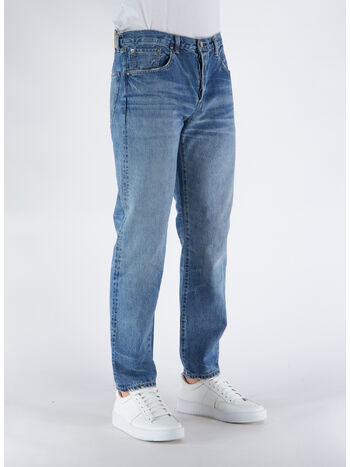 JEANS REGULAR TAPERED MEDIUM DENIM, 01.O8 MID DARK USED, small