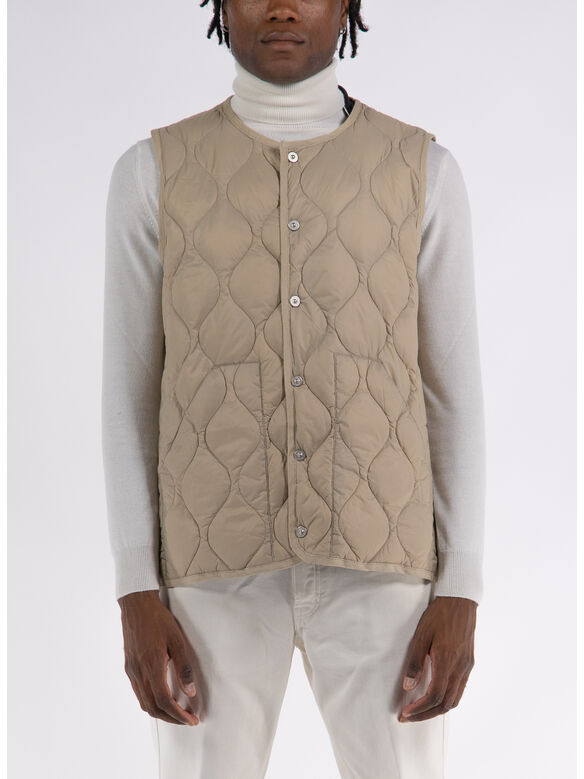 GILET MILITARY CREW NECK, G.BEIGE, medium