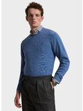 MAGLIONE GIROCOLLO, BLUE BORAGE HEATHER, thumb