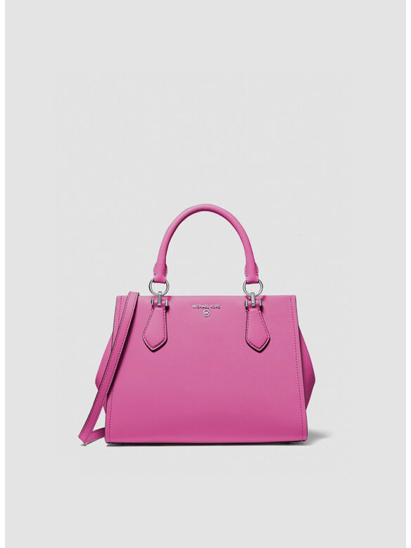 BORSA A MANO MARILYN MEDIA IN PELLE SAFFIANO, 614 CERISE, medium