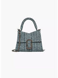 BORSA MINI TOP HANDLE THE WASHED MONOGRAM DENIM ST. MARC, 473 SUN FADED DENIM, thumb