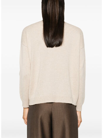 MAGLIONE GIROCOLLO VICOLO, 032 BEIGE, small