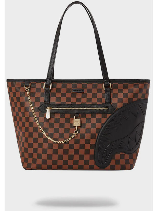 BORSA HENNY SIP LOCK TOTE, HENNY, large