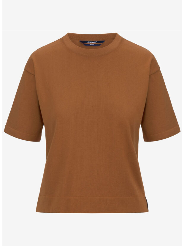T-SHIRT ESMER, WGF BROWN BRAN, large