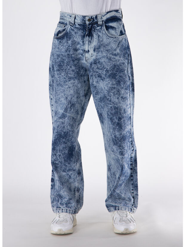 JEANS BAGGY, 172 DENIM BLU CHIARO, large