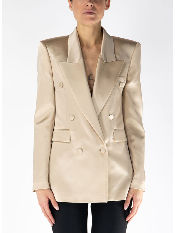 GIACCA BLAZER DOPPIOPETTO, 1332 ECRU, medium