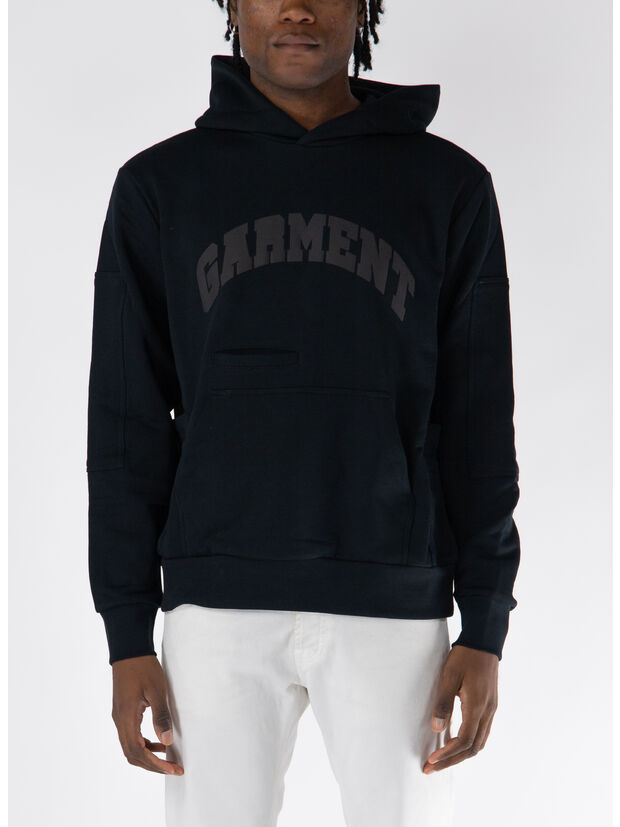 FELPA HOODIE UTILITY, GW009 CHAOS BLACK, large