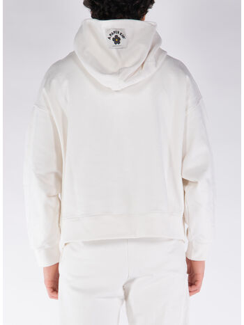 FELPA HOODIE, 013 CREAM, small