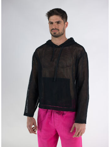 MAGLIONE A RETE, BLAC BLACK, small