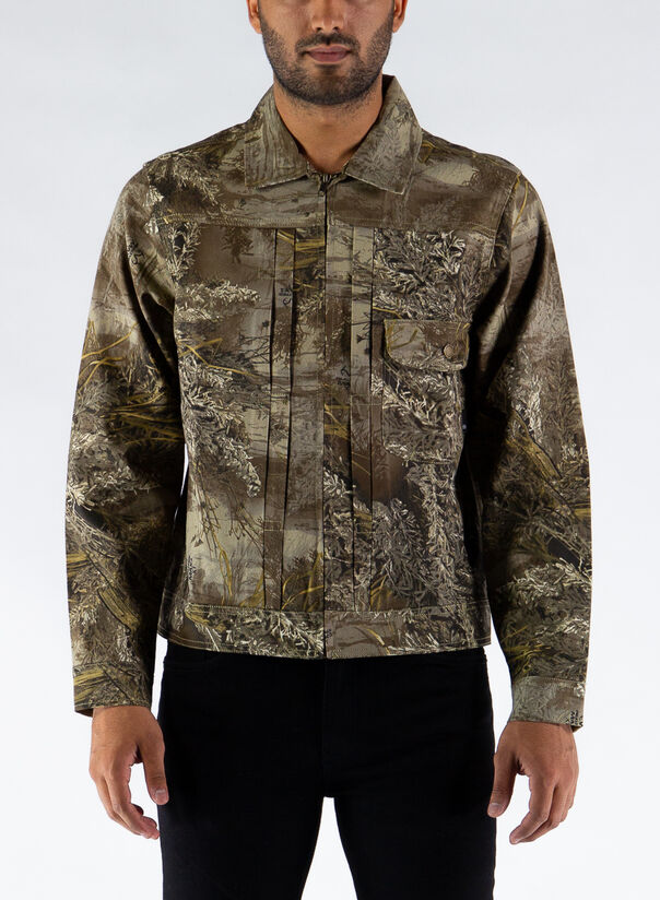 HUF GIUBBOTTO LINCOLN TRUCKER Verde 