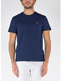 T-SHIRT CON LOGO RICAMATO, REFINED NAVY, thumb