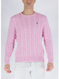 MAGLIONE A TRECCIA, CARMEL PINK, thumb