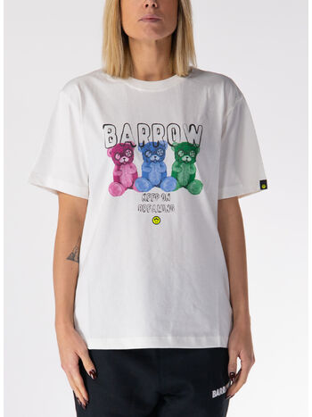 T-SHIRT OVERSIVE CON STAMPA UNISEX, 002 OFFWHITE, small