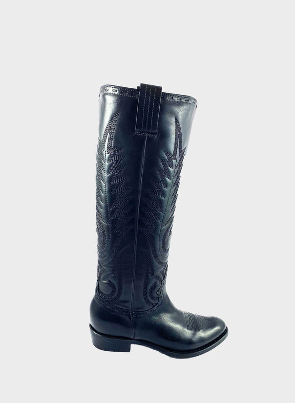DAMY SHOES STIVALE CUOIO Nero Donna | Selecteur